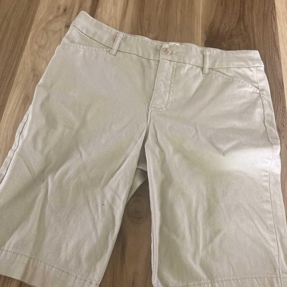 St John’s Bay Womens Bermuda Tan Shirts 8